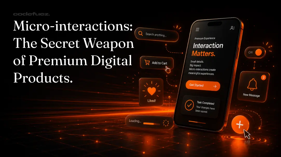 Micro-interactions: The Secret Weapon of Premium Digital Products